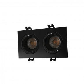 DK3072-BK Встраиваемый светильник, IP 20, 10 Вт, GU5.3, LED, черный/черный, пластик в Краснокамске - krasnokamsk.ok-mebel.com | фото