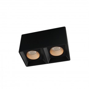 DK3085-BK+BR Светильник накладной IP 20, 10 Вт, GU5.3, LED, черный/бронзовый, пластик в Краснокамске - krasnokamsk.ok-mebel.com | фото