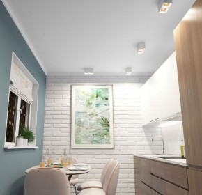 DK3085-WH+BR Светильник накладной IP 20, 10 Вт, GU5.3, LED, белый/бронзовый, пластик в Краснокамске - krasnokamsk.ok-mebel.com | фото 2