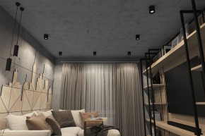 DK3090-BK+CH Светильник накладной IP 20, 10 Вт, GU5.3, LED, черный/хром, пластик в Краснокамске - krasnokamsk.ok-mebel.com | фото 2