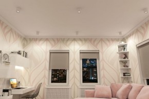 DK3090-WH+CH Светильник накладной IP 20, 10 Вт, GU5.3, LED, белый/хром, пластик в Краснокамске - krasnokamsk.ok-mebel.com | фото 2