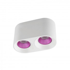 DK3096-WH+PI Светильник накладной IP 20, 10 Вт, GU5.3, LED, белый/розовый, пластик в Краснокамске - krasnokamsk.ok-mebel.com | фото