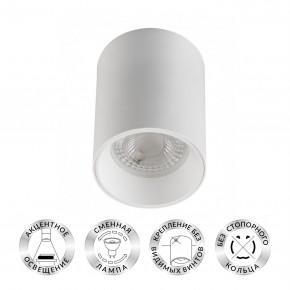 DK3110-WH Светильник накладной IP 20, 10 Вт, GU5.3, LED, белый, пластик в Краснокамске - krasnokamsk.ok-mebel.com | фото