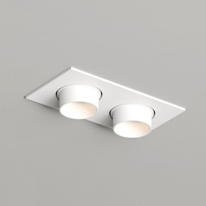 DK3122-WH Встраиваемый светильник, IP20, до 15 Вт, LED, GU5,3, белый, пластик в Краснокамске - krasnokamsk.ok-mebel.com | фото