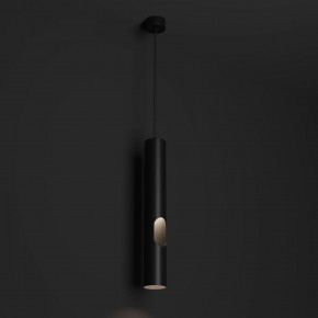 DK4045-BK Подвесной светильник, с декоративным вырезом, IP 20, до 15 Вт, LED, GU10, черный, алюминий в Краснокамске - krasnokamsk.ok-mebel.com | фото 2