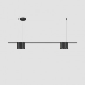 DK4061-BK Подвесной светильник ORBIT, IP20, 4xGU10 LED до 15 Вт, черный матовый, алюминий в Краснокамске - krasnokamsk.ok-mebel.com | фото 2