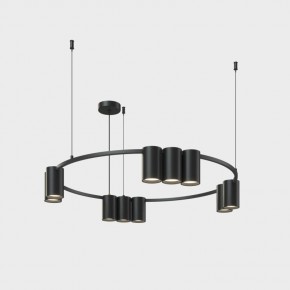 DK4065-BK Подвесной светильник ORBIT, IP20, 10xGU10 LED до 15 Вт, черный матовый, алюминий в Краснокамске - krasnokamsk.ok-mebel.com | фото