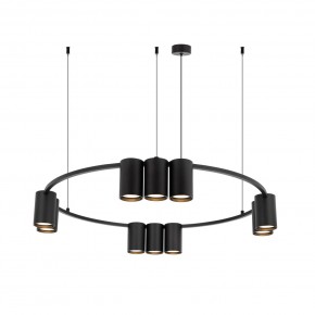 DK4065-BK Подвесной светильник ORBIT, IP20, 10xGU10 LED до 15 Вт, черный матовый, алюминий в Краснокамске - krasnokamsk.ok-mebel.com | фото 3