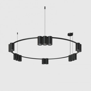 DK4067-BK Подвесной светильник ORBIT, IP20, 15xGU10 LED до 15 Вт, черный матовый, алюминий в Краснокамске - krasnokamsk.ok-mebel.com | фото 2