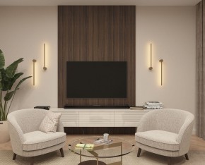 DK5010-SG Бра 600 мм, 3000К, IP20, 5 Вт, матовое золото в Краснокамске - krasnokamsk.ok-mebel.com | фото 5