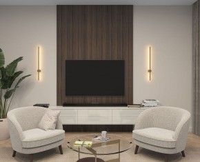DK5012-SG Бра 800 мм, 3000К, IP20,7 Вт, матовое золото в Краснокамске - krasnokamsk.ok-mebel.com | фото 5