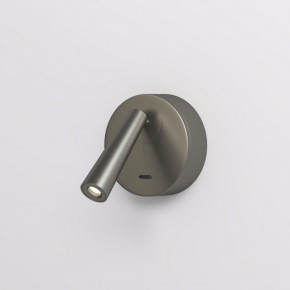 DK5072-DN Бра SHINE WALL со светодиодом, D104*H68, IP20, 3000К, 3W, RA?90, темный никель, алюминий в Краснокамске - krasnokamsk.ok-mebel.com | фото