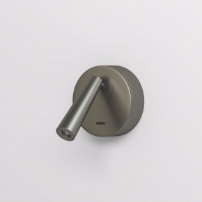 DK5072-DN Бра SHINE WALL со светодиодом, D104*H68, IP20, 3000К, 3W, RA?90, темный никель, алюминий в Краснокамске - krasnokamsk.ok-mebel.com | фото 2