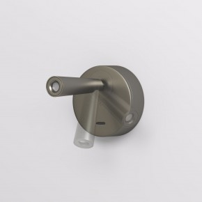 DK5072-DN Бра SHINE WALL со светодиодом, D104*H68, IP20, 3000К, 3W, RA?90, темный никель, алюминий в Краснокамске - krasnokamsk.ok-mebel.com | фото 3