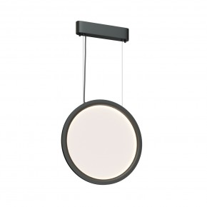DK6604-BK Подвесной вертикальный светильник Veil со светодиодом H1500 d450 220V 36W 3000-6000K IP20 черный алюминий в Краснокамске - krasnokamsk.ok-mebel.com | фото 3