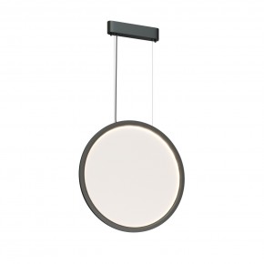 DK6606-BK Подвесной вертикальный светильник Veil со светодиодом H1700 d600 220V 48W 3000-6000K IP20 черный алюминий в Краснокамске - krasnokamsk.ok-mebel.com | фото 5