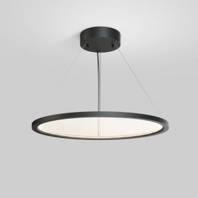 DK6616-BK Подвесной горизонтальный светильник Veil со светодиодом H900 d600 220V 48W 3000-6000K IP20 черный алюминий в Краснокамске - krasnokamsk.ok-mebel.com | фото