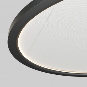 DK6616-BK Подвесной горизонтальный светильник Veil со светодиодом H900 d600 220V 48W 3000-6000K IP20 черный алюминий в Краснокамске - krasnokamsk.ok-mebel.com | фото 3