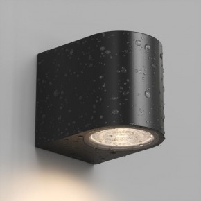 DK9790-BK Настенный уличный светильник NARVIK, IP44, GU10 LED, до 15 Вт, черный, алюминий в Краснокамске - krasnokamsk.ok-mebel.com | фото 3