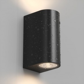DK9791-BK Настенный уличный светильник NARVIK, IP44, 2хGU10 LED, до 15 Вт, черный, алюминий в Краснокамске - krasnokamsk.ok-mebel.com | фото 3