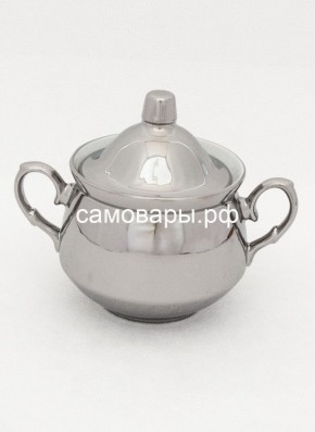 Электрический самовар на 3 литра из латуни никелированный формы "Рюмка ажурная" в VIP наборе,  защитой от выкипания в Краснокамске - krasnokamsk.ok-mebel.com | фото 5