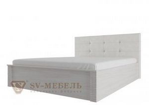 Кровать 1400 двойная (универсальная) с мягким изголовьем Гамма 20 в Краснокамске - krasnokamsk.ok-mebel.com | фото 2