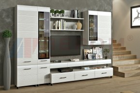 Гостиная Камелия Композиция 1 (Снежный ясень) в Краснокамске - krasnokamsk.ok-mebel.com | фото