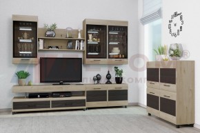 Гостиная Камелия Композиция 8 (Гикори Джексон светлый комбинированный) в Краснокамске - krasnokamsk.ok-mebel.com | фото