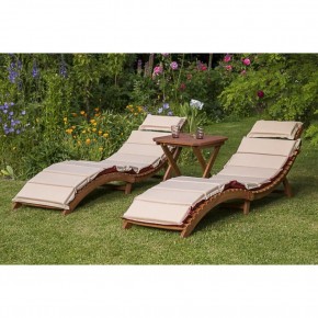 Комплект шезлонги и столик AFM-803A-T133 Beige (2+1) в Краснокамске - krasnokamsk.ok-mebel.com | фото