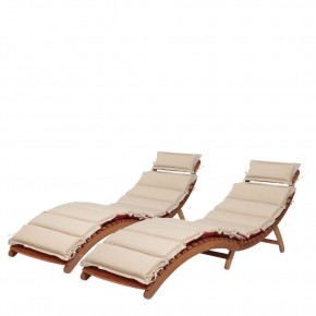 Комплект шезлонги и столик AFM-803A-T133 Beige (2+1) в Краснокамске - krasnokamsk.ok-mebel.com | фото 2