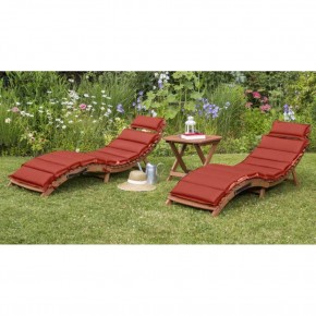Комплект шезлонги и столик AFM-803A-T133 Beige-Terracotta (2+1) в Краснокамске - krasnokamsk.ok-mebel.com | фото