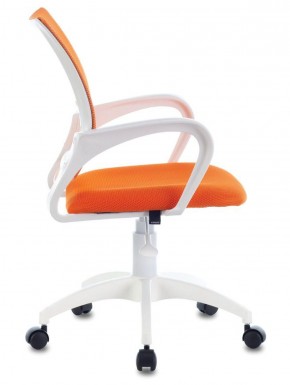 Кресло BRABIX "Fly MG-396W", пластик белый, сетка, оранжевое, 532401, MG-396W_532401 в Краснокамске - krasnokamsk.ok-mebel.com | фото 3