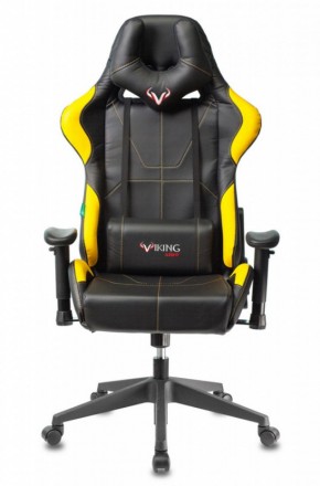 Кресло игровое Бюрократ VIKING 5 AERO YELLOW черный/желтый в Краснокамске - krasnokamsk.ok-mebel.com | фото 3