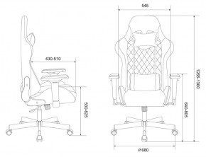 Кресло игровое Бюрократ VIKING 7 KNIGHT B FABRIC черный в Краснокамске - krasnokamsk.ok-mebel.com | фото 4