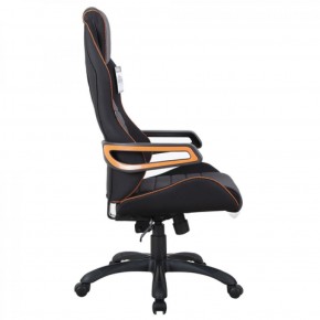 Кресло компьютерное BRABIX Techno Pro GM-003 (ткань черное/серое, вставки оранжевые) 531813 в Краснокамске - krasnokamsk.ok-mebel.com | фото 3