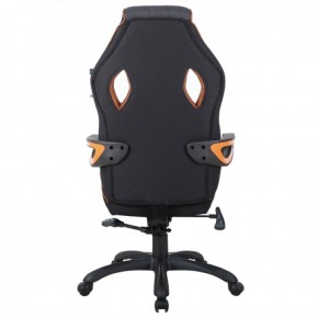 Кресло компьютерное BRABIX Techno Pro GM-003 (ткань черное/серое, вставки оранжевые) 531813 в Краснокамске - krasnokamsk.ok-mebel.com | фото 5
