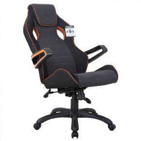 Кресло компьютерное BRABIX Techno Pro GM-003 (ткань черное/серое, вставки оранжевые) 531813 в Краснокамске - krasnokamsk.ok-mebel.com | фото 8
