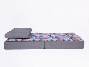 Кресло-кровать бескаркасное Харви (коричневый-геометрия браун) в Краснокамске - krasnokamsk.ok-mebel.com | фото 3