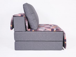 Кресло-кровать бескаркасное Харви (серый-сноу манго) в Краснокамске - krasnokamsk.ok-mebel.com | фото 3