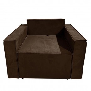 Кресло-кровать Принц КК1-ВК (велюр коричневый) в Краснокамске - krasnokamsk.ok-mebel.com | фото 1
