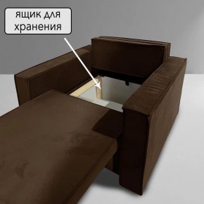 Кресло-кровать Принц КК1-ВК (велюр коричневый) в Краснокамске - krasnokamsk.ok-mebel.com | фото 6