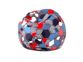 Кресло-мешок Мяч M (Geometry Slate) в Краснокамске - krasnokamsk.ok-mebel.com | фото
