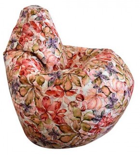 Кресло-мешок Цветы L в Краснокамске - krasnokamsk.ok-mebel.com | фото