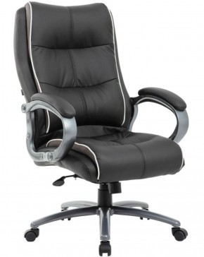 Кресло офисное BRABIX PREMIUM "Strong HD-009" (экокожа черная, ткань серая) 531945 в Краснокамске - krasnokamsk.ok-mebel.com | фото