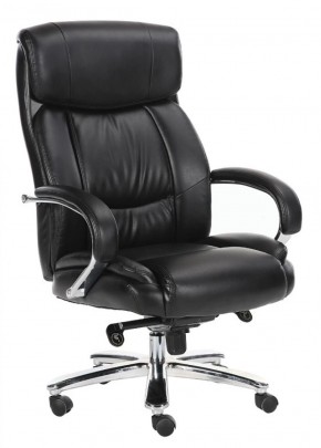 Кресло офисное BRABIX "Direct EX-580" (хром/рециклированная кожа/черное) 531824 в Краснокамске - krasnokamsk.ok-mebel.com | фото