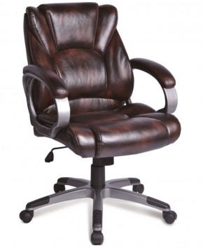 Кресло офисное BRABIX "Eldorado EX-504" (коричневое) 530875 в Краснокамске - krasnokamsk.ok-mebel.com | фото 1
