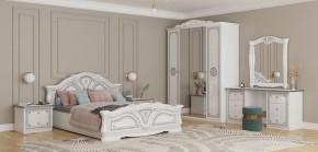 Кровать 2-х спальная 1600*2000 Грация (12.116) без основания (белый/серебро) в Краснокамске - krasnokamsk.ok-mebel.com | фото 2