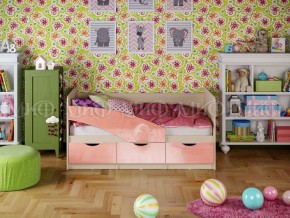 Кровать Бабочки (Розовый металлик) 1600 в Краснокамске - krasnokamsk.ok-mebel.com | фото