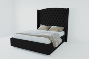 Кровать Берлин ЛЮКС с ПМ 800 (экокожа кольт ч) в Краснокамске - krasnokamsk.ok-mebel.com | фото