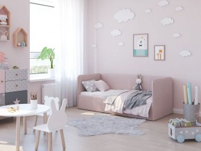 Кровать-диван Leonardo 160*70 (Розовый) + боковина в Краснокамске - krasnokamsk.ok-mebel.com | фото 5